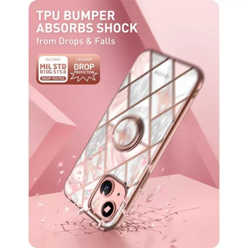 Sup IBLSN COSMO SNAP IPHONE 13 márvány PINK telefontok