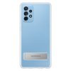 Samsung Galaxy A72 4G / 5G Clear Standing Cover gyári hátlap telefontok kitámasztóval (EF-