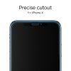 Apple iPhone 11 Pro / XS / X Spigen Glas.tR Slim FC teljes kijelzős üvegfólia, 2db, 057GL2