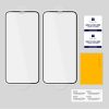 Apple iPhone 11 Pro / XS / X Spigen Glas.tR Slim FC teljes kijelzős üvegfólia, 2db, 057GL23120, fekete kerettel