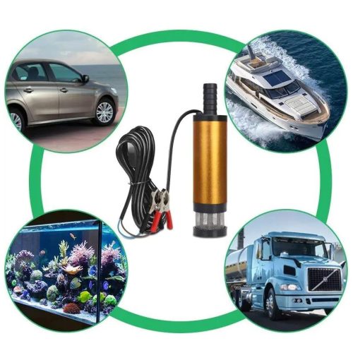 Szivattyú üzemanyag, olaj, víz leeresztéséhez, 24V