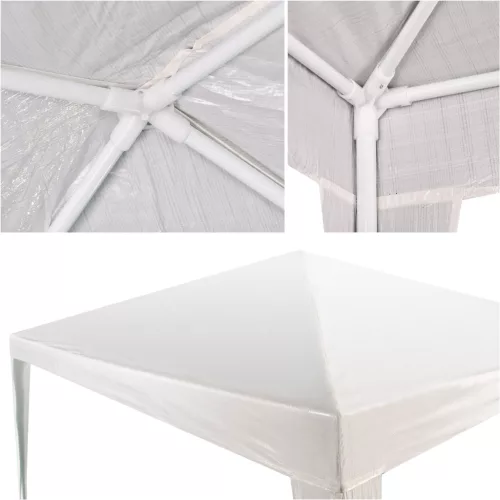 Kerti pavilon, partisátor, kereskedelmi, pavilon, fehér, 3 x 3 m