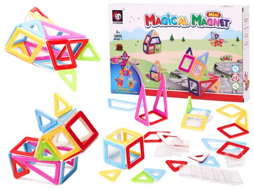Set de constructie pentru copii Magical Magnet Mini, 38 piese, +3 ani, Multicolor