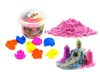 Galeata Nisip Kinetic modelabil pentru copii, cu 8 forme multicolor, 350g