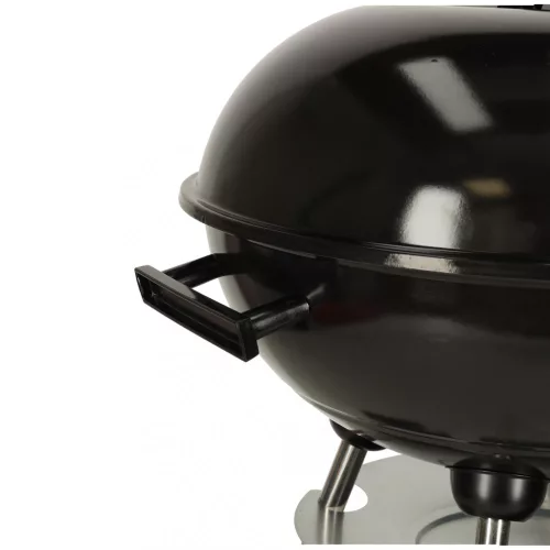 Kerti grill, zárható fedéllel, polccal