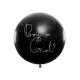 Gender Reveal Balloon Fiú vagy lány kék konfetti 100cm