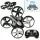 Drón RC JJRC H36 mini 2.4GHz 4CH 6 tengely, fekete