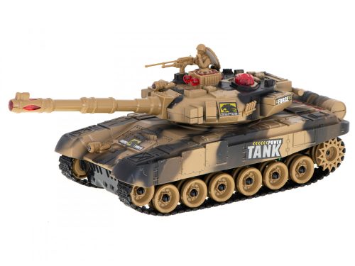 RC Big War Tank 9995 nagy 2.4 GHz-es homok