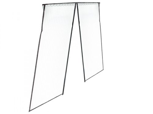 Szúnyogháló, mágneses ajtó, 85x210cm, FEKETE