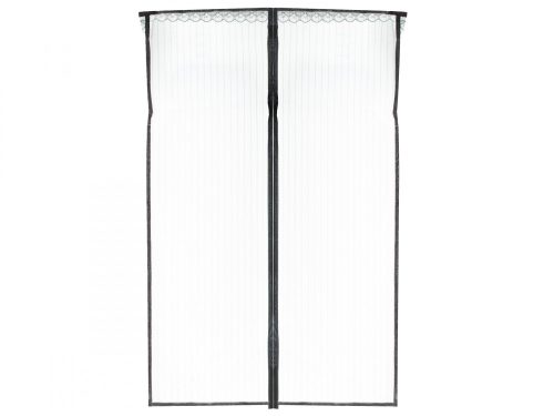 Szúnyogháló, mágneses ajtó, 85x210cm, FEKETE