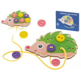   OEM Oktatási készlet a gombok varrásának megtanulásához sündisznó süni süni