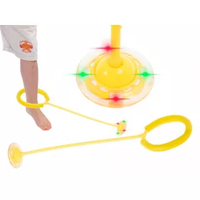 OEM Hula hop láb ugráló labda világító LED sárga