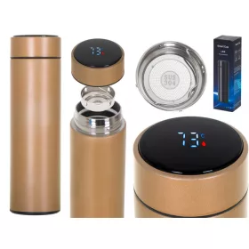 OEM Thermos bögre smart LED 500ml arany