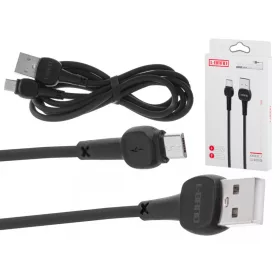 OEM L-BRNO Micro USB gyors töltőkábel fekete