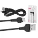 OEM L-BRNO Micro USB gyors töltőkábel fekete