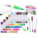 Pixuri cu vârf colorat OEM, set de 100 de bucăți