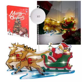   OEM LED függőlámpák karácsonyi dekoráció Mikulás szánja