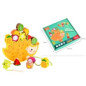   OEM Puzzle játék kiegyensúlyozó sündisznó gyümölcs menetes