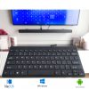 Tastatura wireless Smart TV, USB, 28.5 x 13.3 x 1.9 cm, Negru