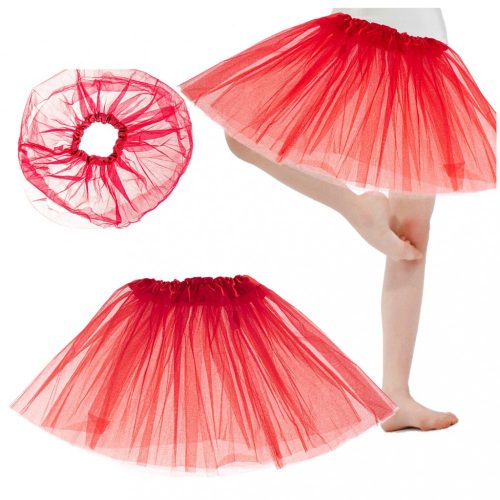 OEM Tulle tutu szoknya jelmez piros