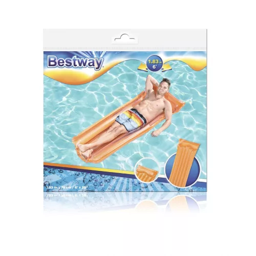 OEM BESTWAY 44013 Felfújható úszómatrac narancs színben