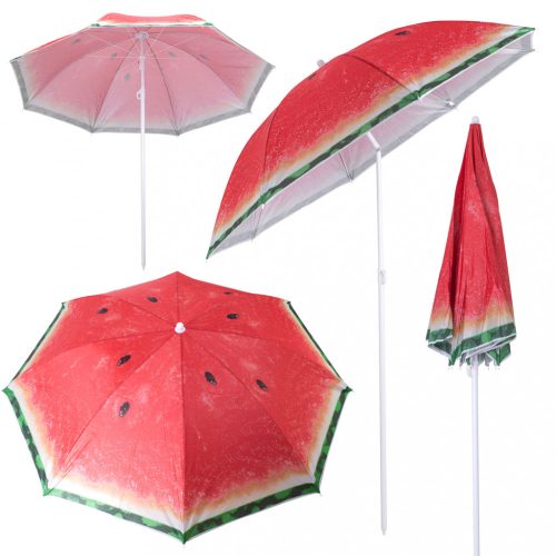 Umbrelă de grădină de plajă reglabilă 150cm pepene verde rupt