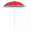 Umbrelă de grădină de plajă reglabilă 150cm pepene verde rupt