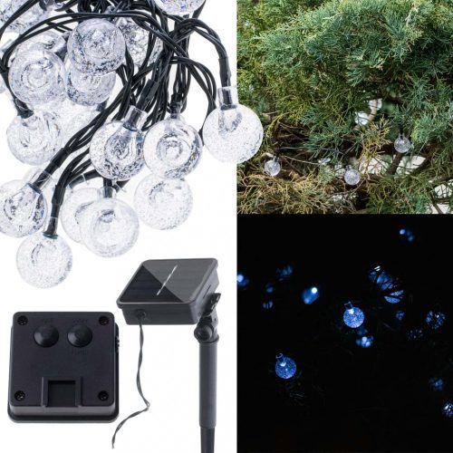 OEM Solar kerti lámpák golyók 7m 50LED hideg fehér
