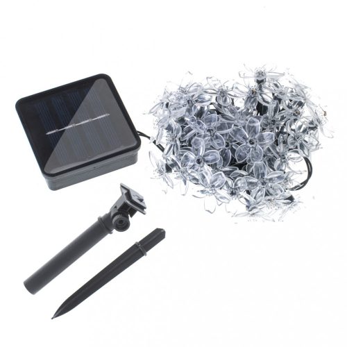 OEM Napelemes virágos kerti lámpák 7m 50LED több színben