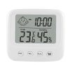Higrometru Ceas Termometru de cameră Umidometru Contor de umiditate LCD