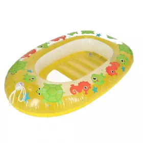   OEM BESTWAY 34037 felfújható pontoncsónak matrac sárga 3-6 éves korig