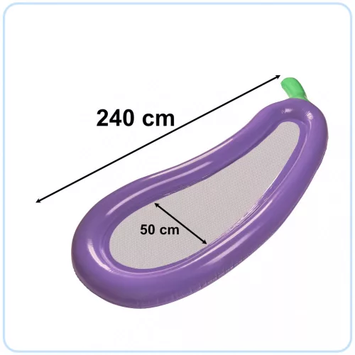 OEM Felfújható hálós matrac padlizsán 240cm