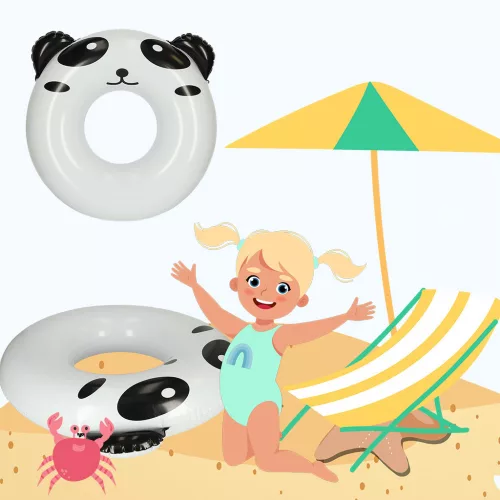 OEM Gyermek úszógyűrű 80cm panda