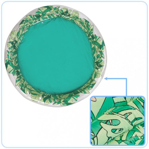 OEM Gyermek felfújható medence 3 kamra 150cm levelek