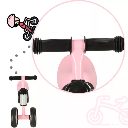 OEM Trike Fix Apró terepjáró tricikli rózsaszínű