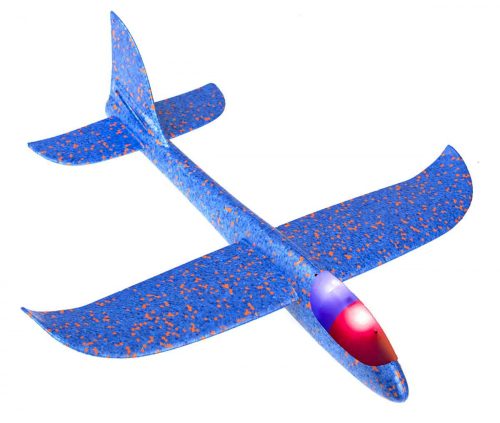 Siklórepülőgép hungarocell 2LED 48x47cm nem kék