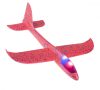 Siklórepülőgép 2LED polisztirol 48x47cm piros