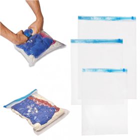   OEM Vákuumcsomagoló zsákok ruhákhoz 9 db 3 méret 35x50cm, 40x50cm, 50x70cm, 40x50cm, 50x70cm