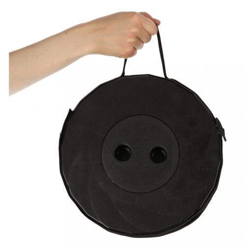 Összecsukható szék, kihúzható zsámoly, otthoni, kerti, kempingezési zsámoly, fekete