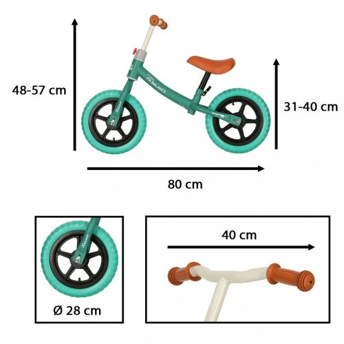 OEM Trike Fix Balance türkizkék terepkerékpár