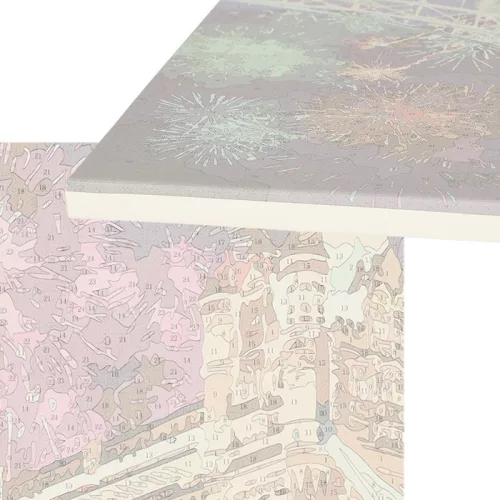 OEM kifestő számok szerint 40x50cm híd