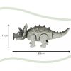 Triceratops dinoszaurusz, elemmel működő interaktív játék, séták, fények és üvöltések