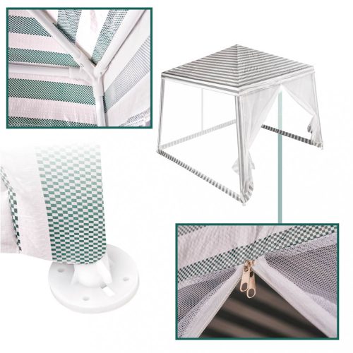 Kerti pavilon sátor, party, kereskedelmi pavilon, fehér, 3X3m