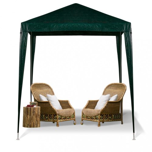 Kerti pavilon sátor, party, kereskedelmi pavilon, zöld, 1,9x1,9