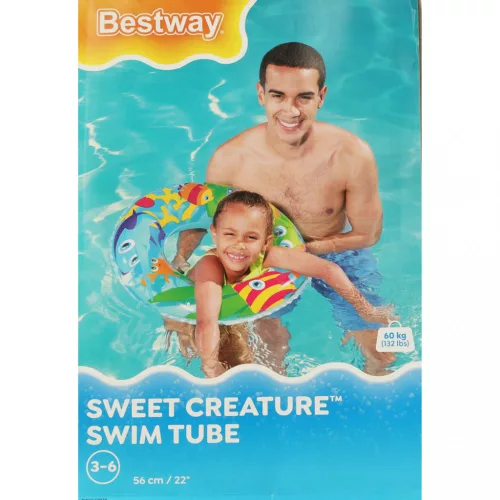 BESTWAY 36013 felfújható úszógumi, hal 56 cm