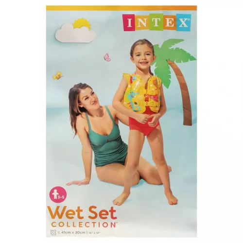 INTEX 59661 Kapok felfújható úszómellény 3-5 éves gyerekeknek 18-23 kg