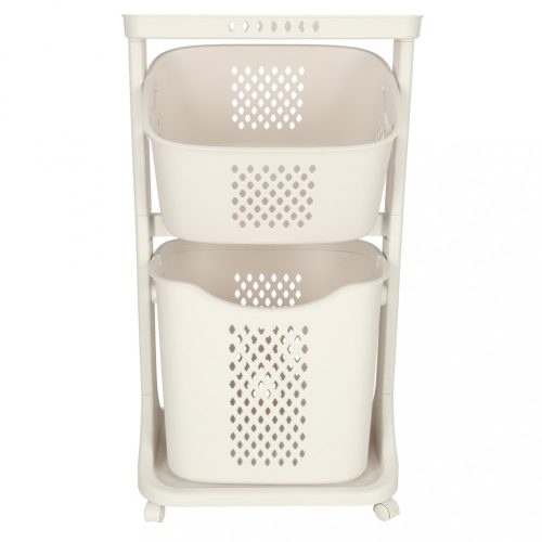 Játéktartó doboz, ruhakosár, dupla gördülő rendszerező