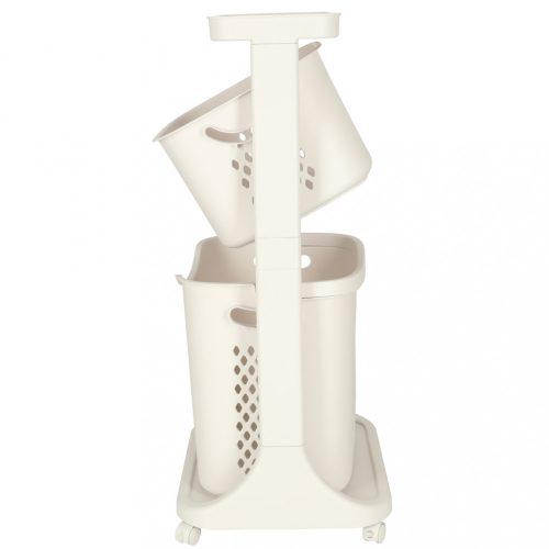 Játéktartó doboz, ruhakosár, dupla gördülő rendszerező