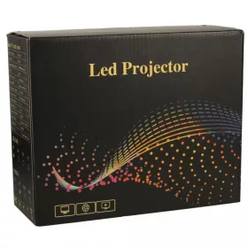   Hordozható projektor LED TFT LCD 16:9 1920x1080 USB 20W fehér