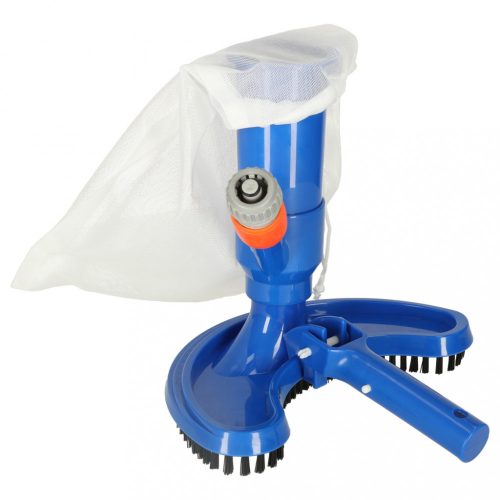 Medence porszívó tavak fenekének tisztításához, készlet újrafelhasználható zacskóval